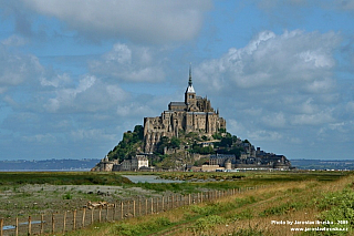 Mont-Saint-Michel v Normandii (Francie)
