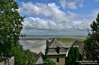 Mont-Saint-Michel v Normandii (Francie)