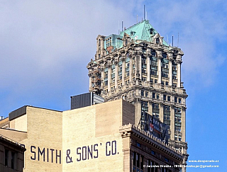 Starý mrakodrap Book Tower v Detroitu