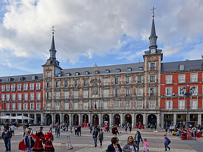 Plaza Mayor v Madridu (Španělsko)