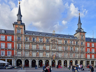 Plaza Mayor v Madridu (Španělsko)