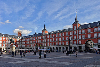 Plaza Mayor v Madridu (Španělsko)