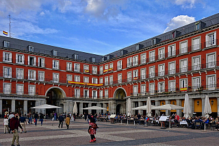 Plaza Mayor v Madridu (Španělsko)