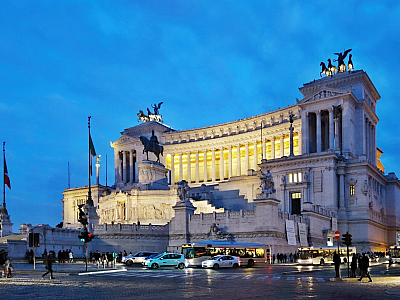 Altare della Patria v Římě (Itálie)