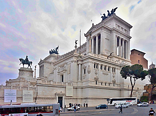 Altare della Patria v Římě (Itálie)