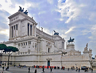 Altare della Patria v Římě (Itálie)