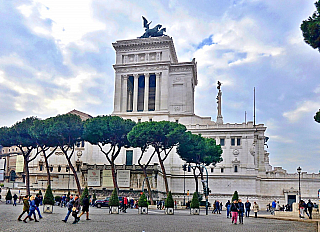 Altare della Patria v Římě (Itálie)