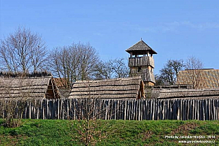 Archeoskanzen v obci Modrá (Česká republika)