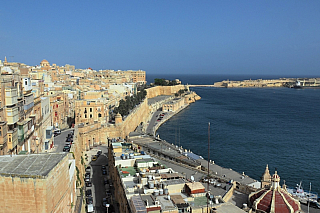 Upper Barrakka Gardens ve Vallettě (Malta)