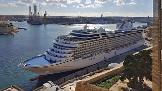 Upper Barrakka Gardens ve Vallettě (Malta)