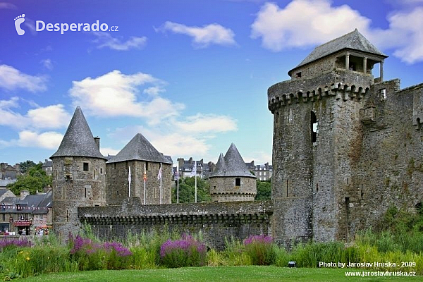 Hrad Fougéres v Bretani (Francie)