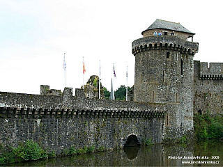 Hrad Fougéres v Bretani (Francie)