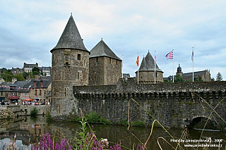Hrad Fougéres v Bretani (Francie)