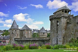 Hrad Fougéres v Bretani (Francie)