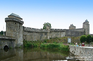 Hrad Fougéres v Bretani (Francie)