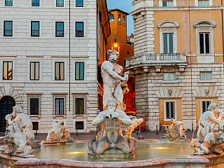 Piazza Navona v Římě (Itálie)