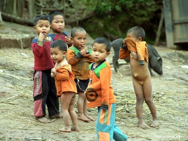 Muang Sing - vesnice horských kmenů (Laos)