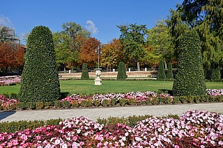 El Retiro Park v Madridu (Španělsko)