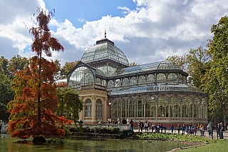 El Retiro Park v Madridu (Španělsko)