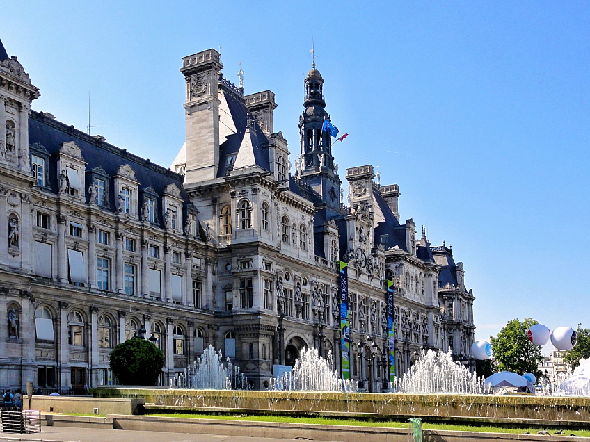 Hotel de Ville - Pařížská radnice (Francie)