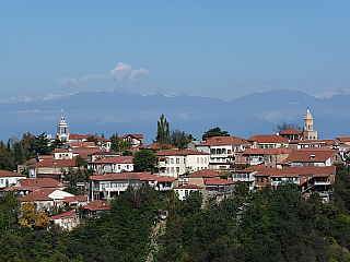 Pohled na Sighnaghi (Gruzie)