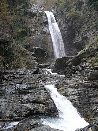 Vodopády v Lagodekhi (Gruzie)