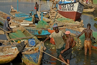 Rybáři v Ghaně