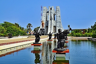 Památník a mauzoleum Kwame Nkrumah v Accra (Ghana)