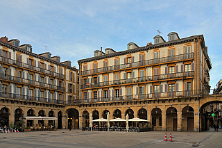 Constitución Plaza v San Sebastian (Španělsko)