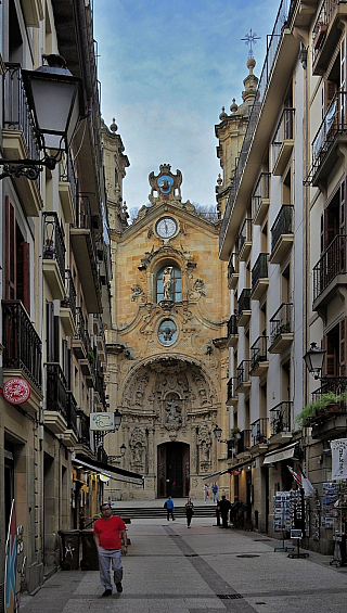 Staré centrum San Sebastian (Španělsko)