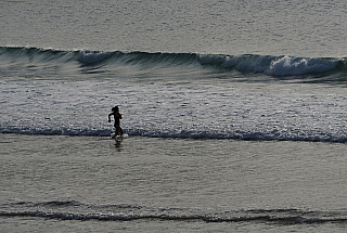 Legendární pláž La Concha v San Sebastian (Španělsko)