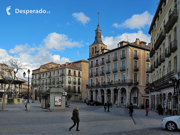 Plaza Mayor v Segovii (Španělsko)