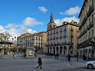 Plaza Mayor v Segovii (Španělsko)