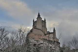 Hrad v Segovii (Španělsko)