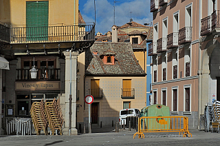 Plaza Mayor v Segovii (Španělsko)