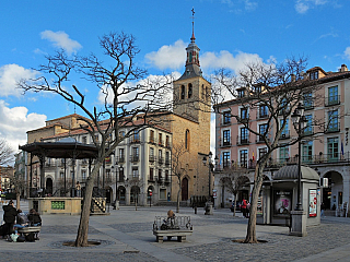Plaza Mayor v Segovii (Španělsko)