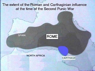 Map Druhé punské války