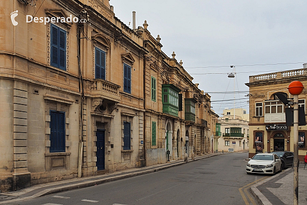 Centrum městečka Mosta (Malta)