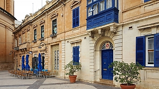 Centrum městečka Mosta (Malta)