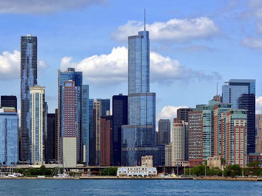 Mrakodrap Trump International Hotel and Tower v Chicagu (Illinois - USA)