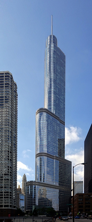 Mrakodrap Trump International Hotel and Tower v Chicagu (Illinois - USA)