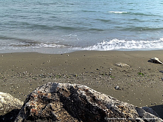 Pobřeží v Caorle (Itálie)