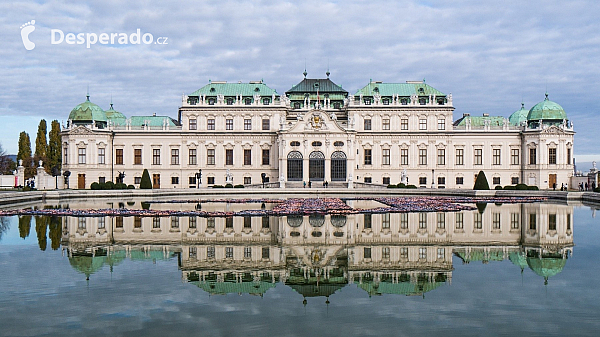 Zámek Belvedere ve Vídni (Rakousko)
