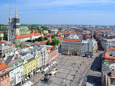 Centrum Záhřebu (Chorvatsko)