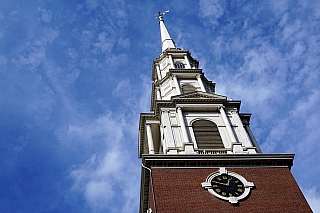 Kostel Park Street Church v Bostonu (Massachusetts - USA)