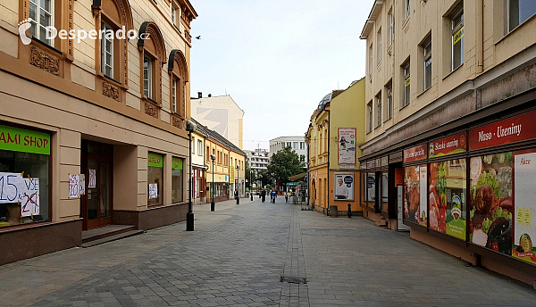 Wilsonova ulice v Přerově (Česká republika)