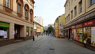 Wilsonova ulice v Přerově (Česká republika)