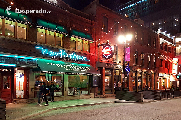 Greektown v Detroitu (Michigan - USA)