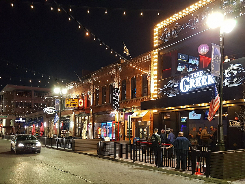 Greektown v Detroitu (Michigan - USA)