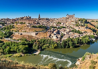 Pohled na město Toledo (Španělsko)